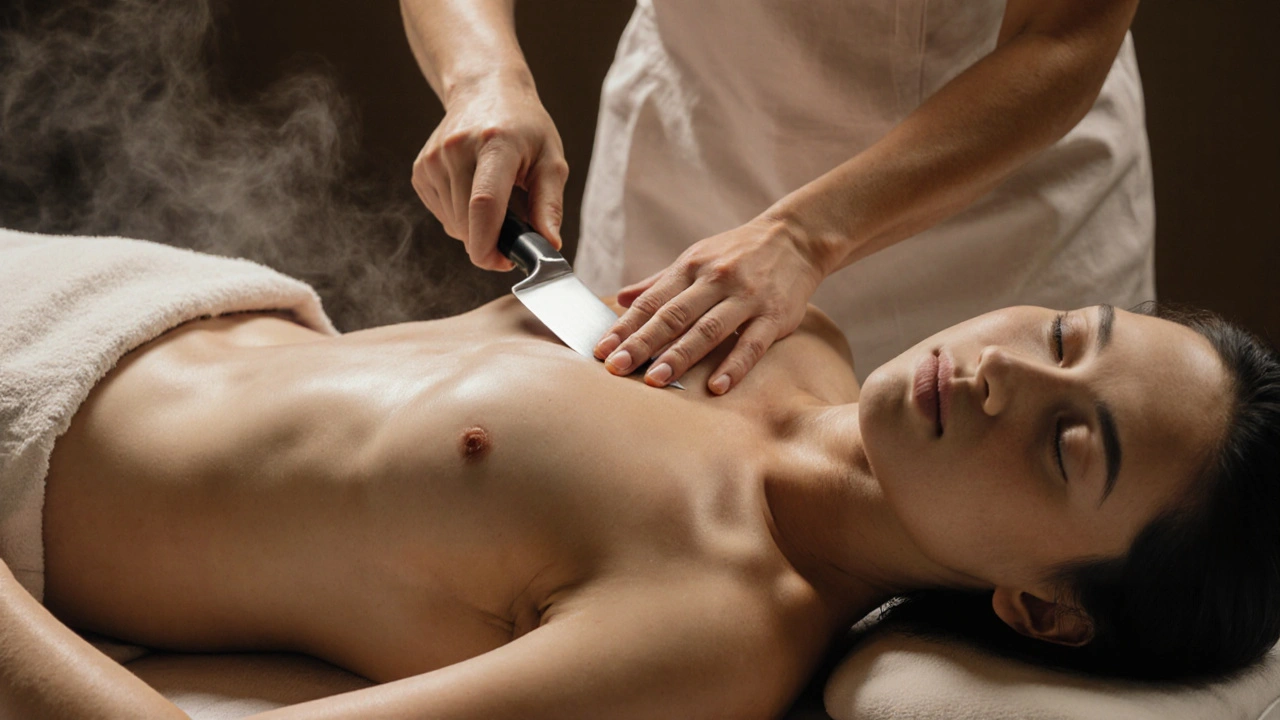 Experience the Cutting Edge of Wellness with Knife Massage