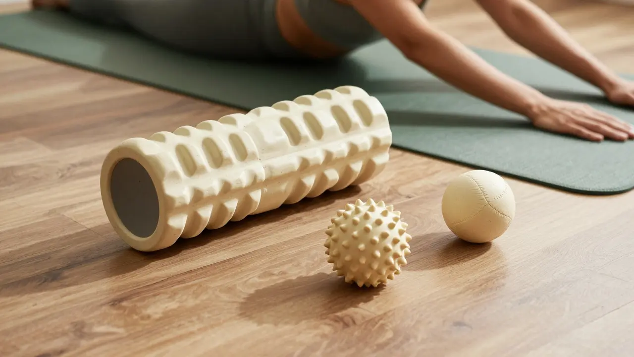 Foam rollers and massage balls for self-release therapy